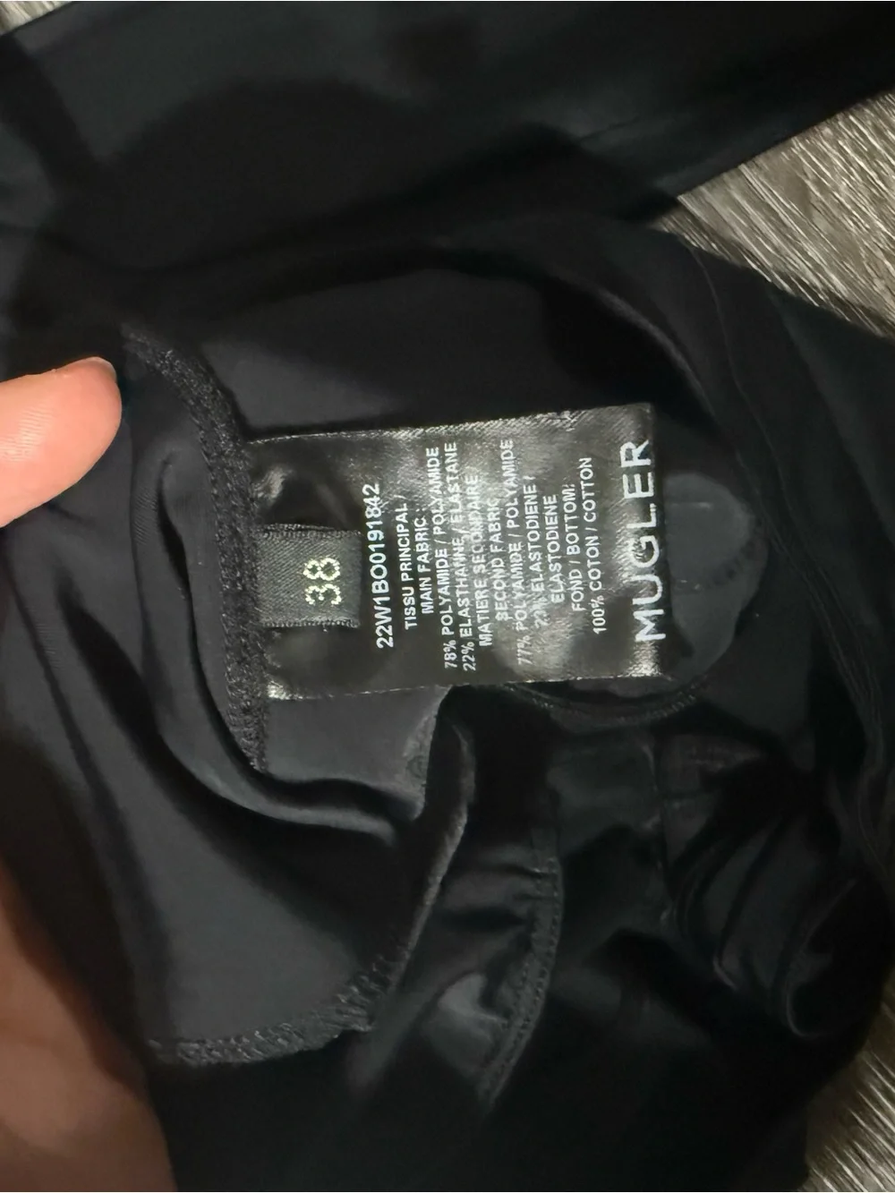 Mugler Sheer Bodysuit Sz 38 - Picture 5 of 6